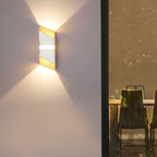 Square Tube LED  Up And Down Outdoor Wall Lights