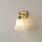 Wall Sconce LED Light Minimalist Luxury Brass Marble Lamp