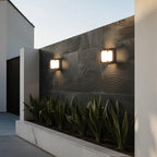 Waterproof Die-cast Aluminum Black Outdoor Wall Light Modern simple Style