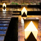 Waterproof Special Shaped Piller Light Modern Style