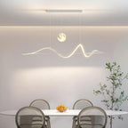 Art Deco Pendant Light Creative Adjustable Moon Ceiling Lights