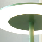 Colored Floor Lamp Modern Macaron Round Head Dimmable Standing Lamp