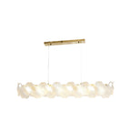 Artistic Glass Chandeliers French Flower Ceiling Lights