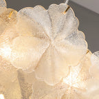 Glass Garland Chandelier Lights French Wreath Luxury Ceiling Light