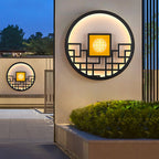 Ideas Outdoor Wall Lights Round LED Landscape Decorative Light
