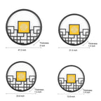 Ideas Outdoor Wall Lights Round LED Landscape Decorative Light