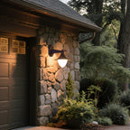 LED Vintage Outdoor Wall Light Brown