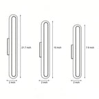 Bar Wall Light Modern Minimalist Oval Linear Light