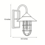 Barn Wall Light Retro Waterproof Black Outdoor Light