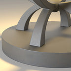 Waterproof Arc Column Pillar Light Modern Style