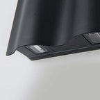 Beam Wall Light Wavy Aluminum Outdoor LED Up-Down Light