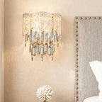 Crystal Wall Sconce Lighting LED Luxury Metal Lamp