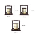 Square Exterior Pillar Lights Modern Style