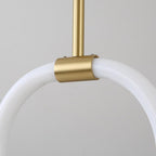 Circle LED Gold Modern Pendant Light Hanging Lamp Ceiling Lights