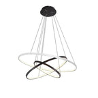 Adjustable Circles LED Dimmable with Remote Modern Chandeliers Ceiling Light