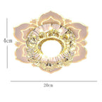 Floral Ornate LED Flush Mount Ceiling Light for Baby Kids