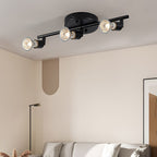 Black Adjustable Ceiling Lights Minimalist Iron LED Light