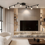 Black Adjustable Ceiling Lights Minimalist Iron LED Light