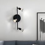 Black Adjustable Ceiling Lights Minimalist Iron LED Light
