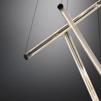 LED Linear Chandelier Nordic Minimalist Lighting