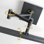 Black Bar Vanity Light Metal Swing Arm Bathroom Light