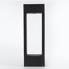 Black Bollard Lights Modern Slim Border LED Lawn Light