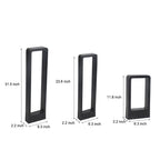 Black Bollard Lights Modern Minimalist Waterproof Outdoor Light