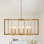 Candle Chandeliers Industrial Multi-head Ceiling Lights