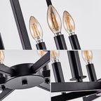 Candle Chandeliers Industrial Multi-head Ceiling Lights