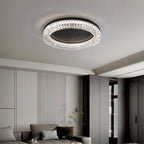 Black Ceiling Flush Mount Light Italian LED Round Eye-Protecting Lamp