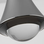 Black Cone Pendant Lights Modern Creative LED Ceiling Light