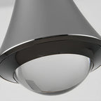 Black Cone Pendant Lights Modern Creative LED Ceiling Light