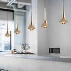 Black Cone Pendant Lights Modern Creative LED Ceiling Light