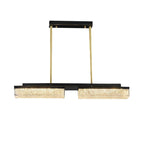 Copper Pendant Lights For Kitchen Island Linear Three-Temperature Ceiling Light