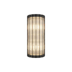Linear Wall Light American-Style Copper Glass Lamp