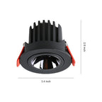 Directional Recessed Downlight Full-Spectrum LED Light