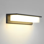 Front Porch Light Fixtures Rectangular Waterproof LED Wall Light