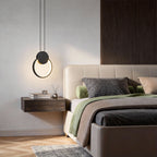 Black Geometric Pendant Light LED Modern Ceiling Light