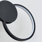Black Geometric Pendant Light LED Modern Ceiling Light