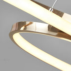 LED Infinity Chandelier Modern Irregular Wave Line Ceiling Light