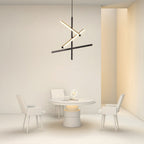 Iron Linear Chandelier Nordic Creative Adjustable Ceiling Lights