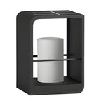 Black Lantern Outdoor Light Rectangular Frame Waterproof Lamp