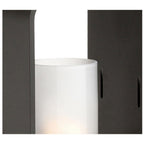 Black Lantern Outdoor Light Rectangular Frame Waterproof Lamp