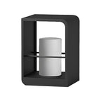 Black Lantern Outdoor Light Rectangular Frame Waterproof Lamp