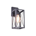 Lantern Wall Light American Black Industrial Cage Wall Lamp