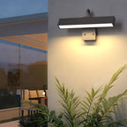 Black LED Wall-Mounted Light for House Number