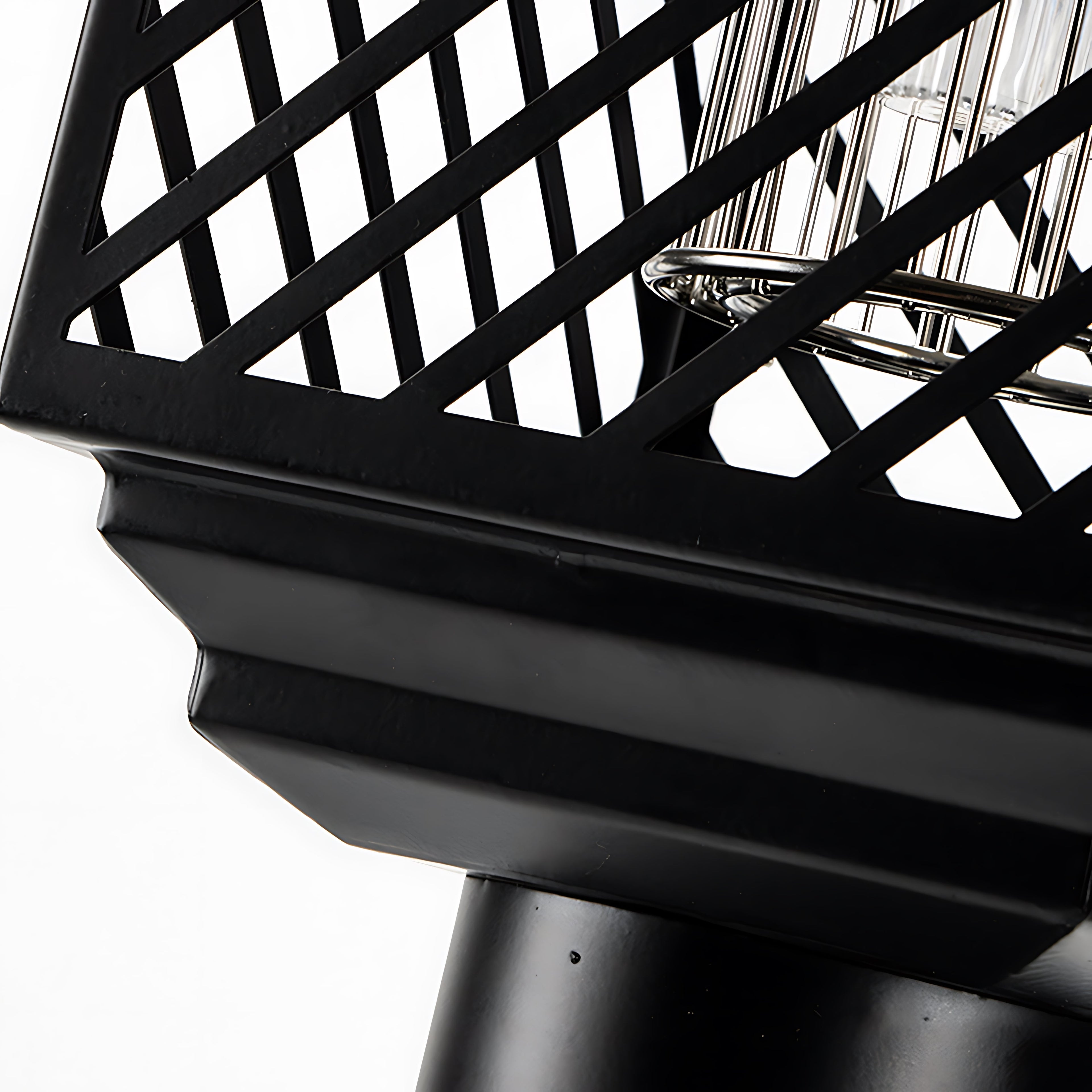 Black Landscape Lighting Solar-Powered Waterproof Stainless Steel