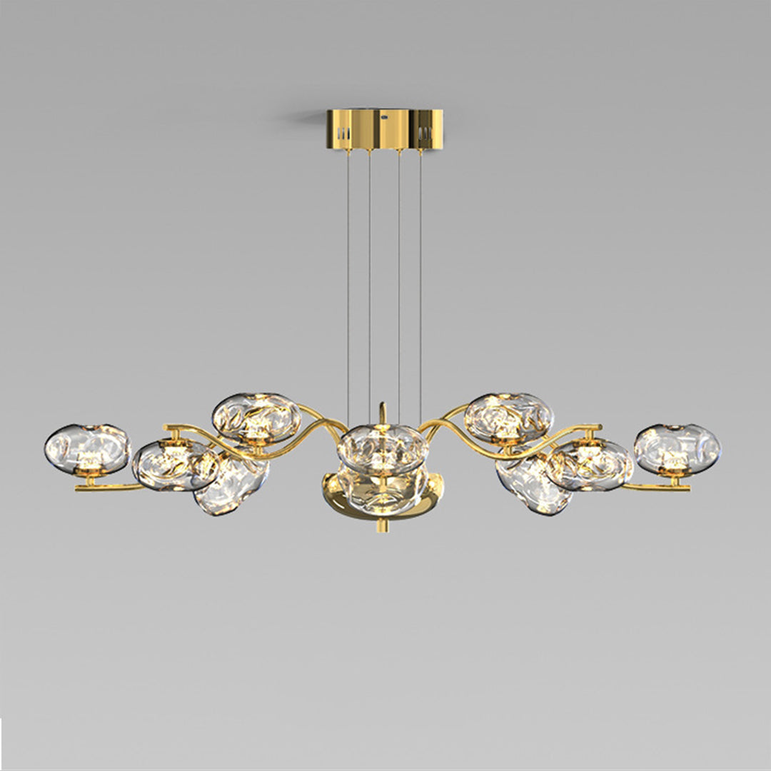 Modern LED Chandelier Full Spectrum Magic Bean Glass Light
