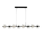 Linear Pendant Chandelier Nordic Modern Electroplated