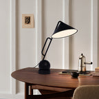 Black Metal Desk Lamp Creative LED Industrial Style Black Study Lamp